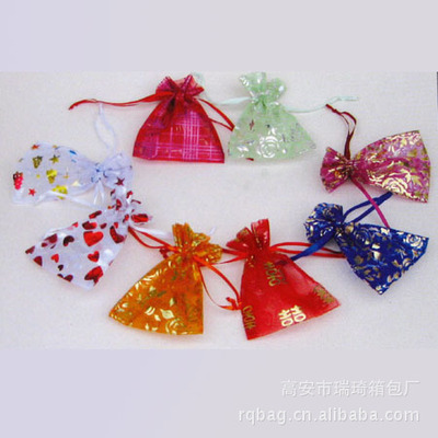 供應(yīng)高檔燙金紗布喜糖禮品束口袋 - 供應(yīng)高檔燙金紗布喜糖禮品束口袋廠家 - 供應(yīng)高檔燙金紗布喜糖禮品束口袋價格 - 高安市瑞琦箱包廠 - 