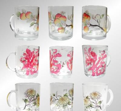 個性化定制 可來圖定制玻璃杯 工藝擺件創意禮品創意家居玻璃杯