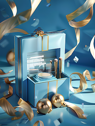 從實用到藝術 化妝品包裝展開圖的禮品魅力